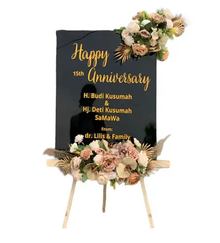 Papan Bunga Akrilik Tabir Ilir